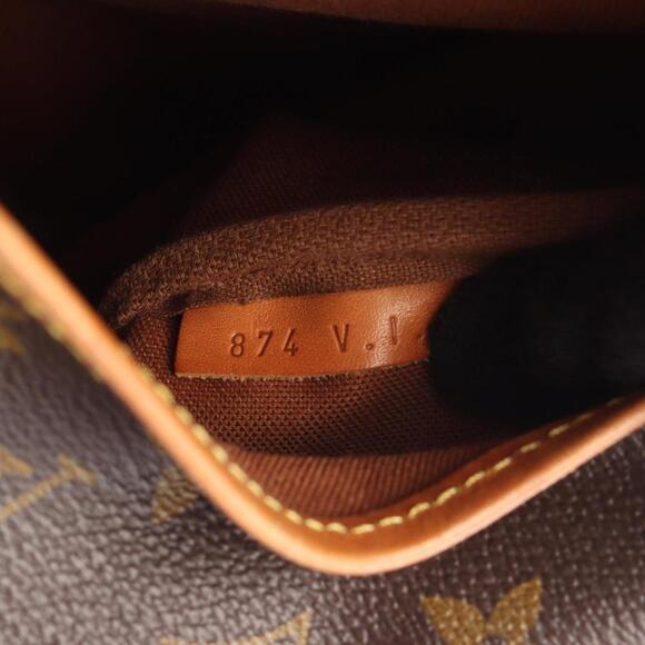 LOUIS VUITTON Brown Monogram Leather Shoulder Bag - Picture 6 of 15